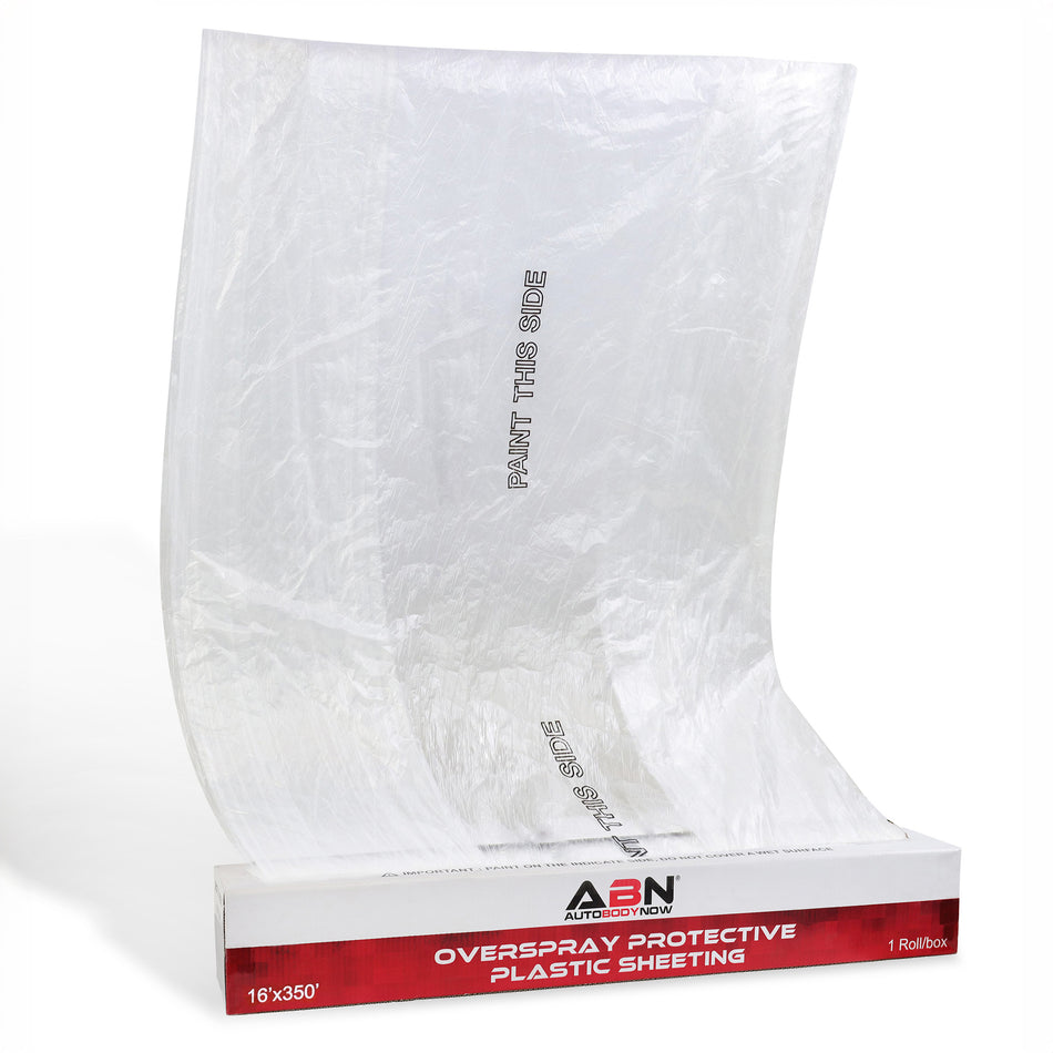 Clear Plastic Sheeting 10 Micron 16’ x 350’ Feet Masking Film