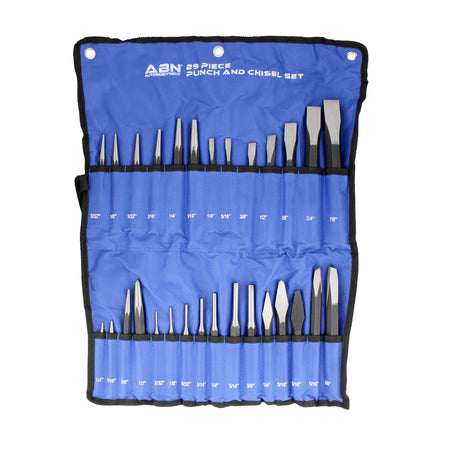 Cold Chisel Set Automotive Punch Tool Kit – 29-Piece Punch Chisel Set