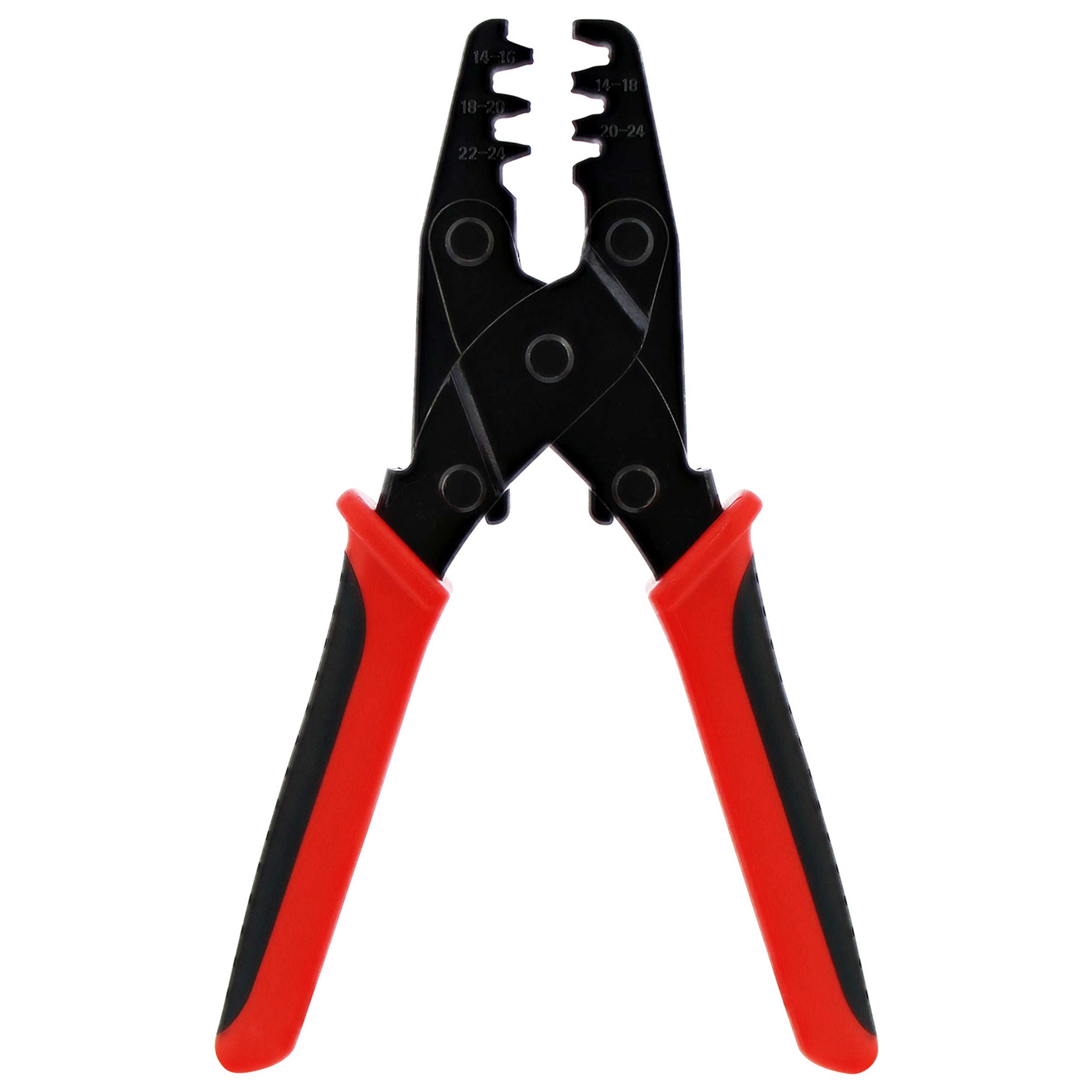 Open Barrel Crimper Wire Crimper Tool – 14-24ga Wire Terminal Crimper