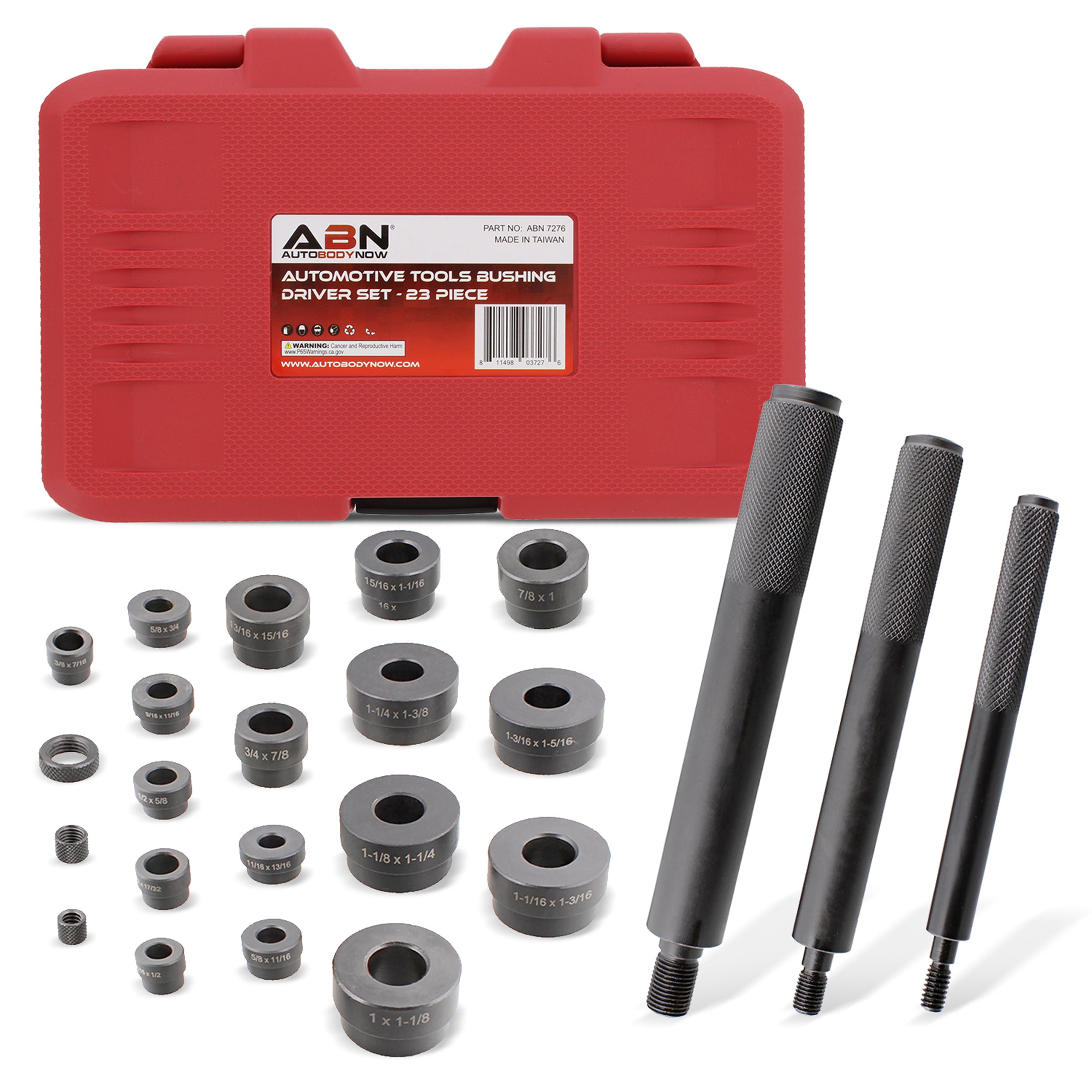 Bushing Driver Set – 23 Pc Bearing Installer SAE Bushing Press Kit