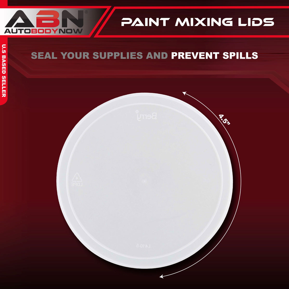 Resin Supplies - 100pk 32oz Epoxy Mixing Cup Lids for Auto Paint