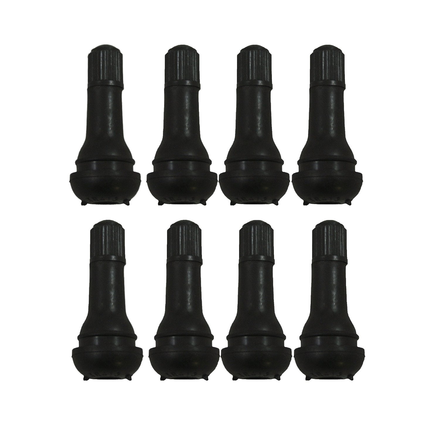 Snap-In Rubber Valve Stem 8-Pack