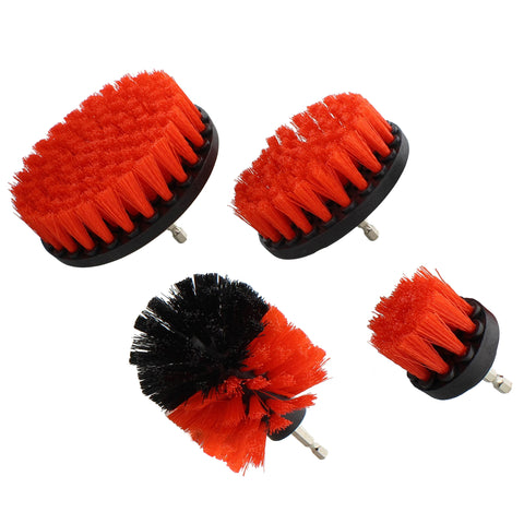 Drill Brush Attachment Set, 4 PCS Power Scrubber Drill Brush Kit